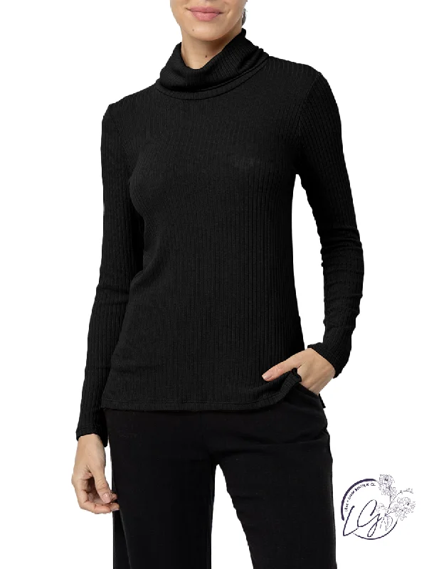 Basic Ribbed Turtleneck