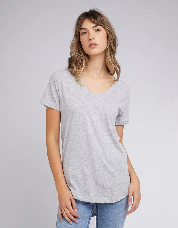 Silent Theory Marvelous Tee Grey Marle