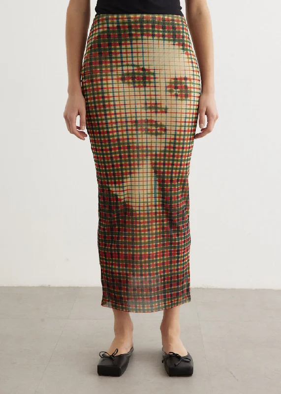 Mesh Long Skirt