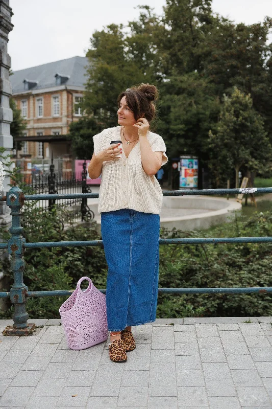 Suri Skirt Mid Dark Blue