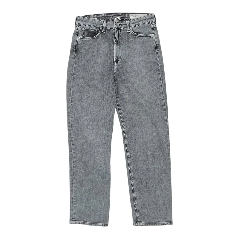 Jeans Straight By Rag And Bone In Grey, Size:6