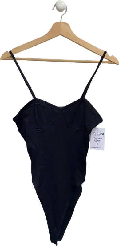 Primark Rita Ora Black Bodysuit UK 10