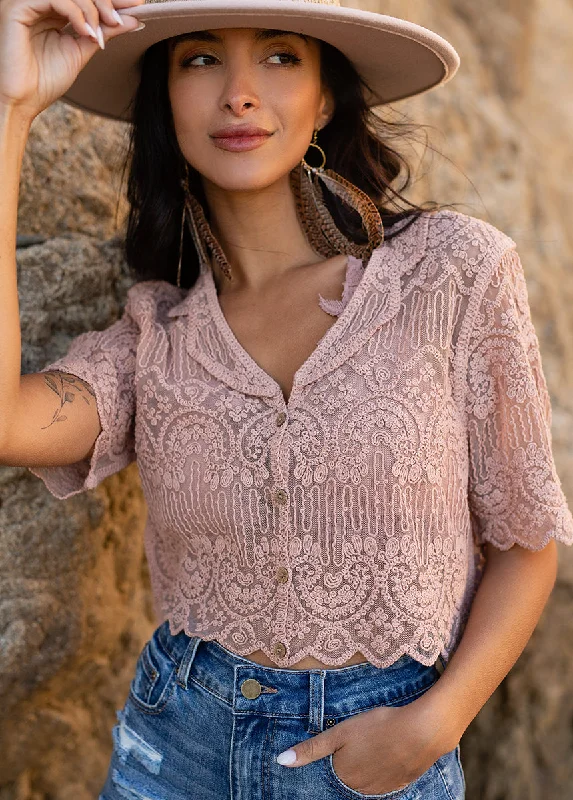 Raina Top in Desert Shell