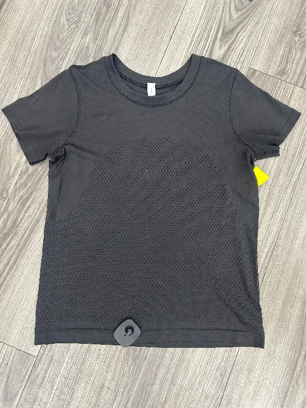 Top Short Sleeve By Lululemon In Black, Size: 6