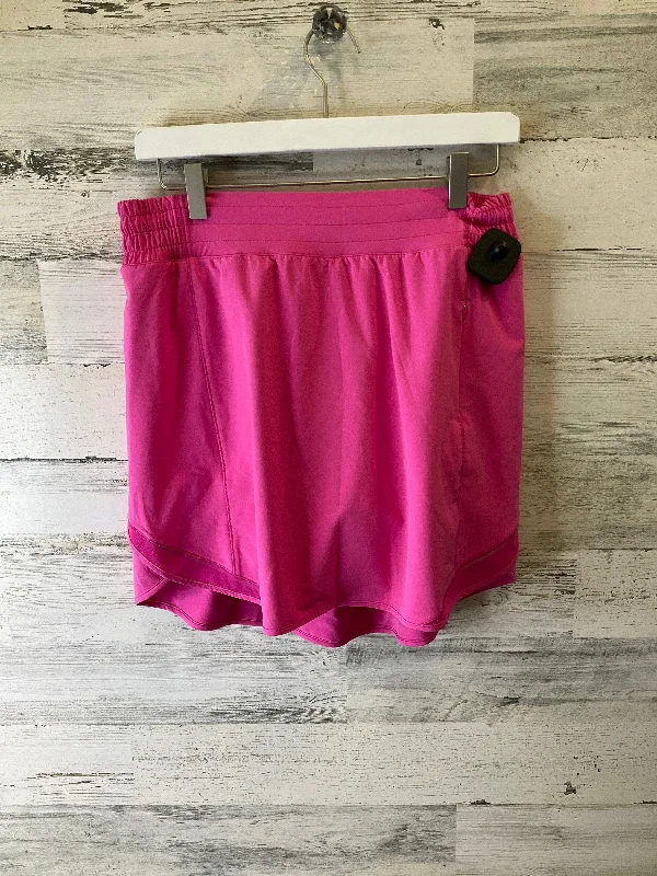 Athletic Skort By Lululemon In Pink, Size: 10