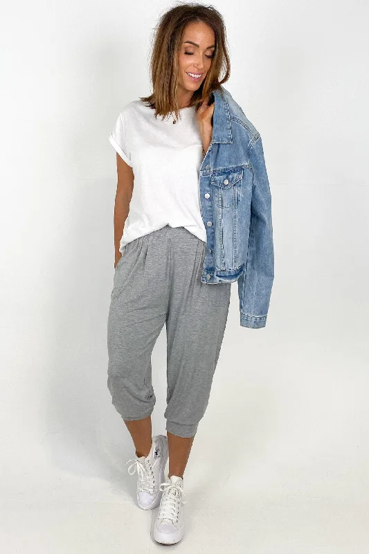 Betty Basics Tokyo 3/4 Pant Grey Marle