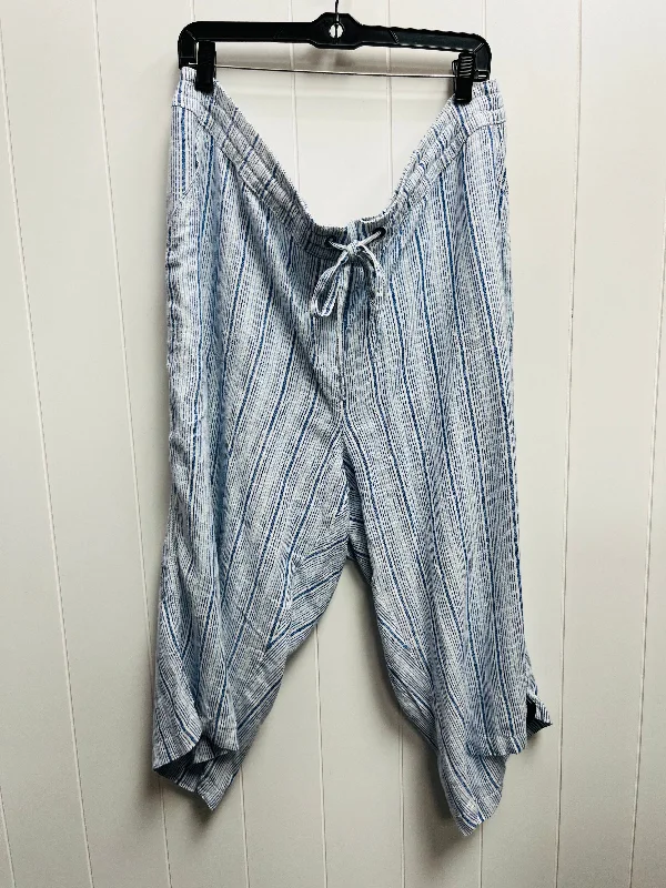 Blue Capris Per Se, Size 3x