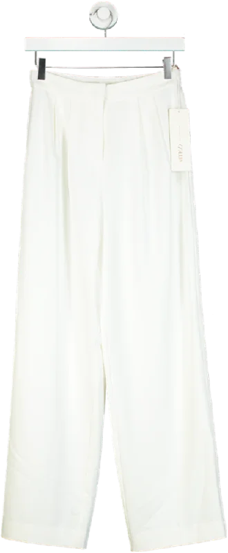 Goelia White Leisure Pants UK 8