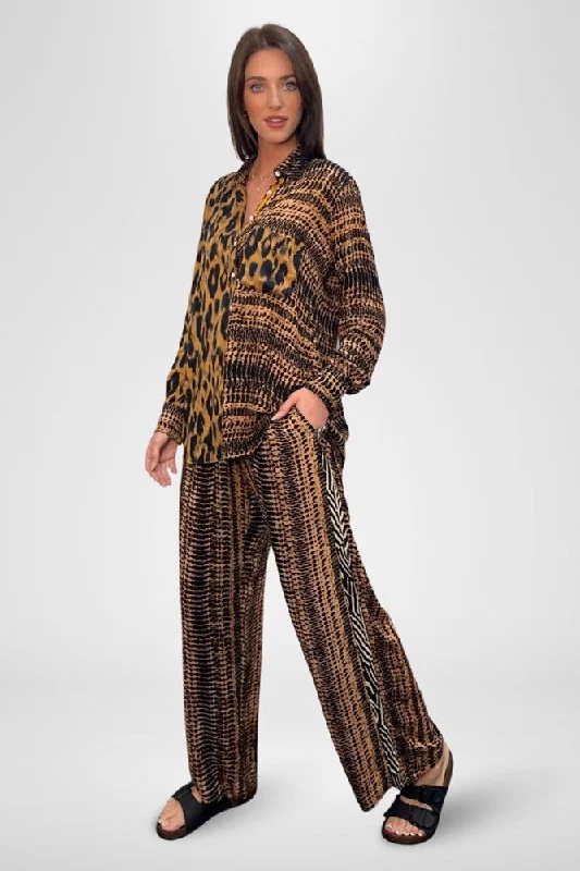 Safari Dream Wide Leg Pants by Pixi Carnival