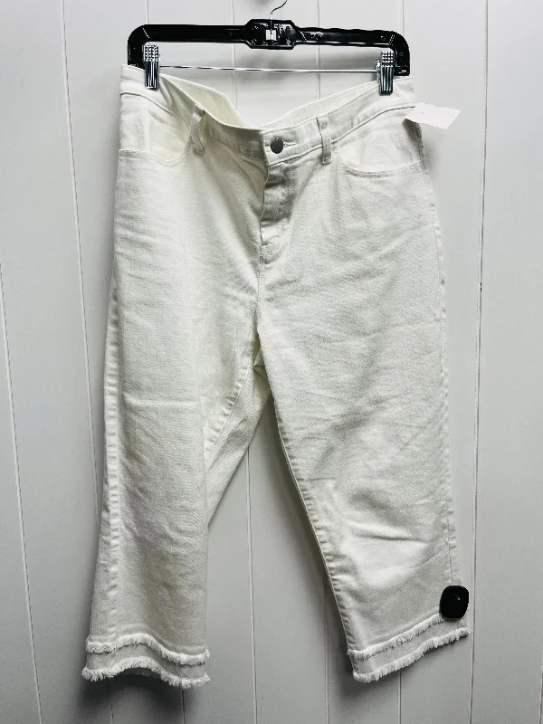 White Capris Chicos, Size 2