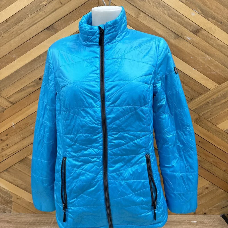 Chillax Level 2 - Women's Primaloft Puffer Jacket: Blue-women-MD