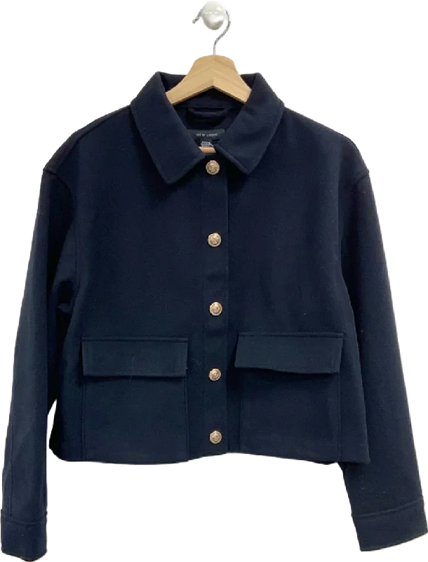 New Look Blue Button-Up Jacket UK M