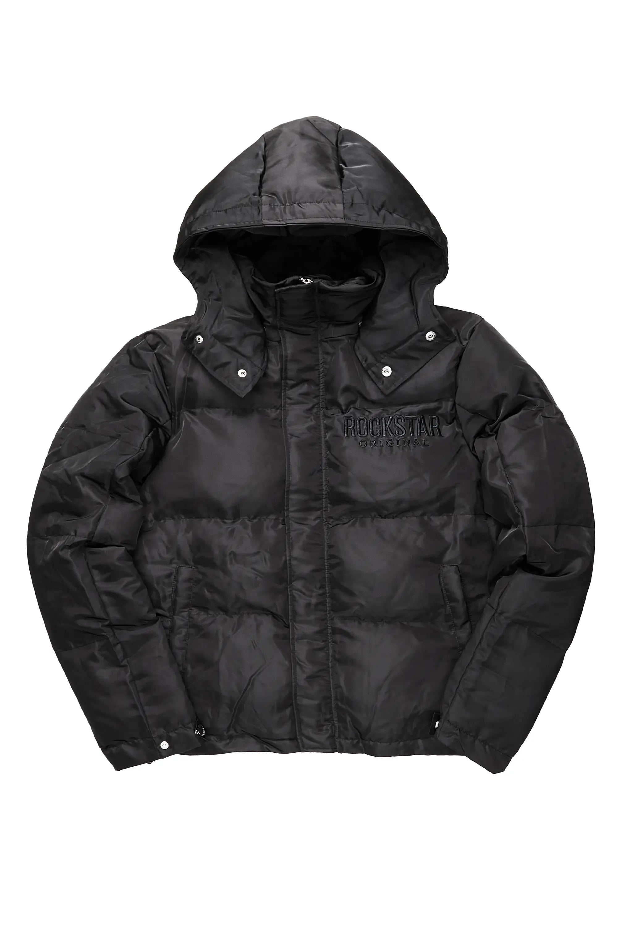 Brynn Black Puffer Jacket