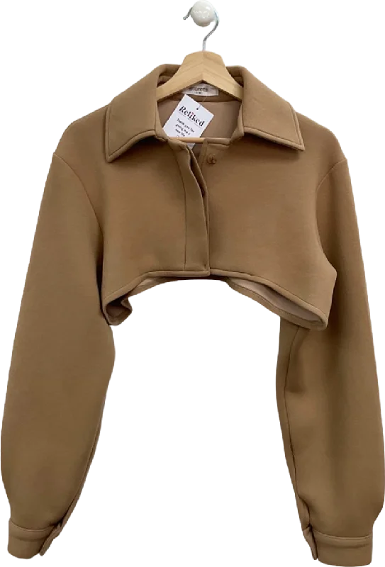 Storets Beige Cropped Jacket UK S/M