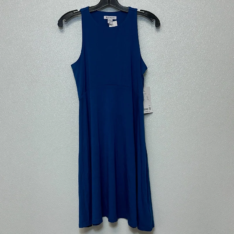 Dress Casual Midi By Athleta In Blue, Size: S