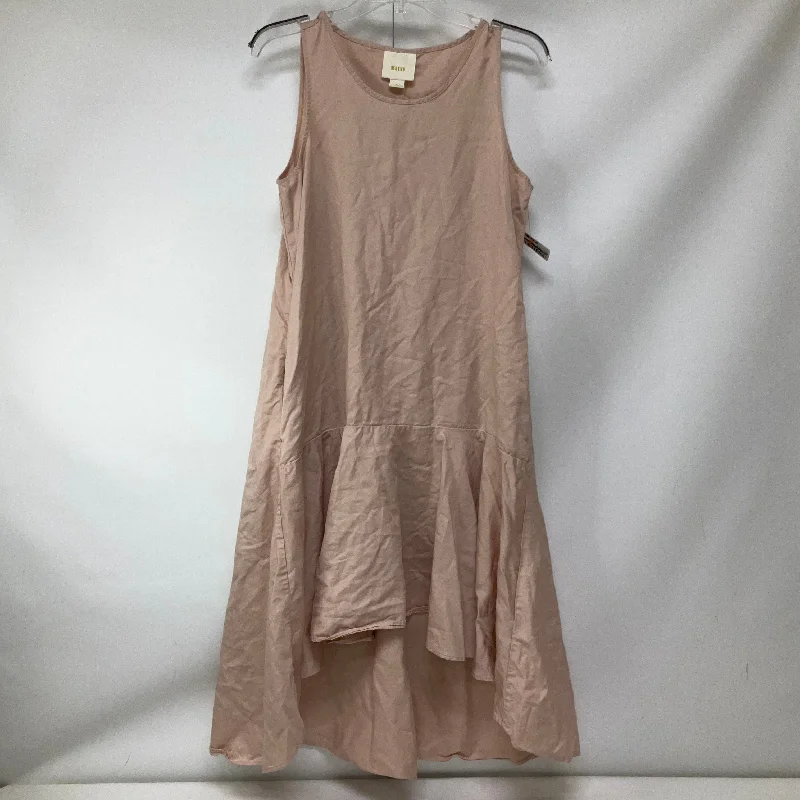 Dress Casual Midi By Maeve In Pink, Size: M