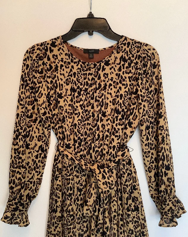 Dress Party Midi By J. Crew In Animal Print, Size: Xs