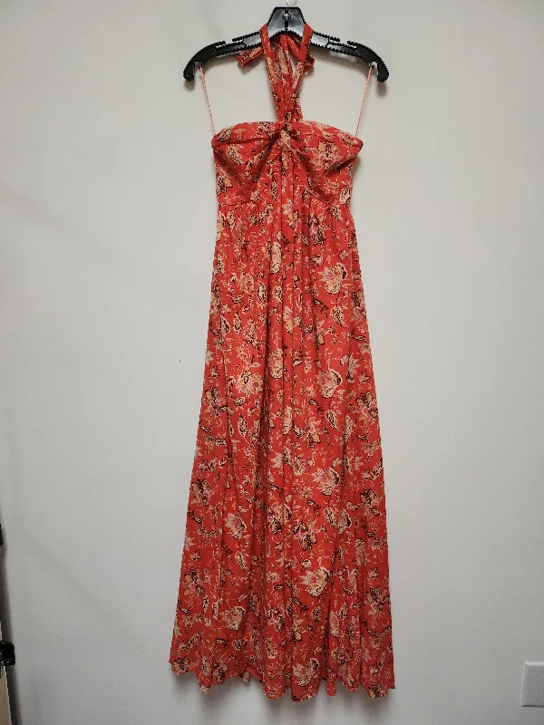 Dress Casual Maxi By Aqua In Coral, Size: S