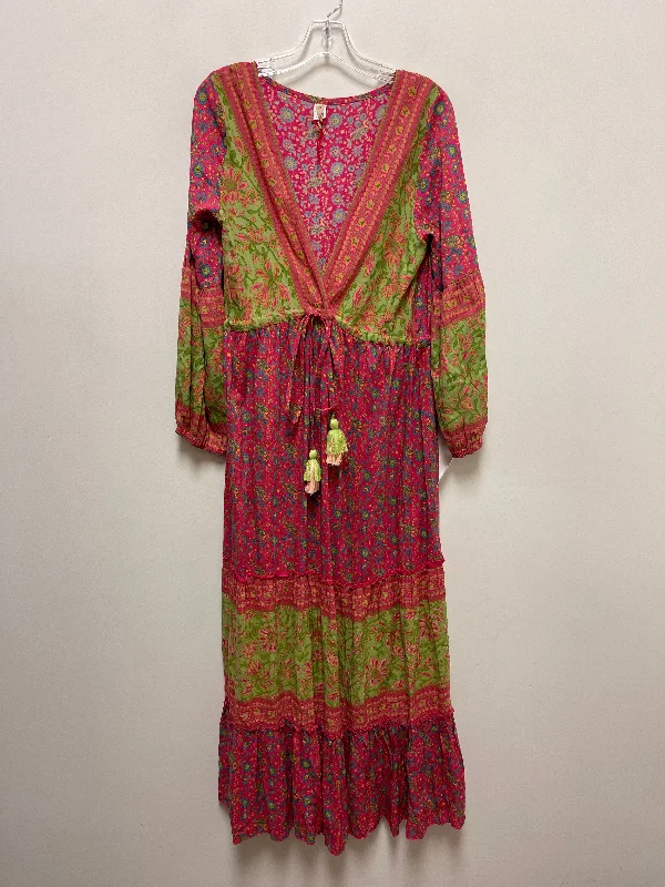 Dress Casual Maxi By Cmb In Pink, Size: S