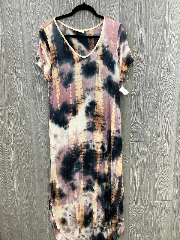 Dress Casual Maxi By Ee Some In Multi-colored, Size: L