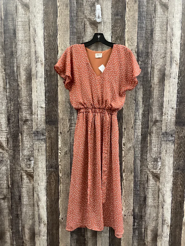 Dress Casual Maxi By Sienna Sky In Polkadot Pattern, Size: Xs