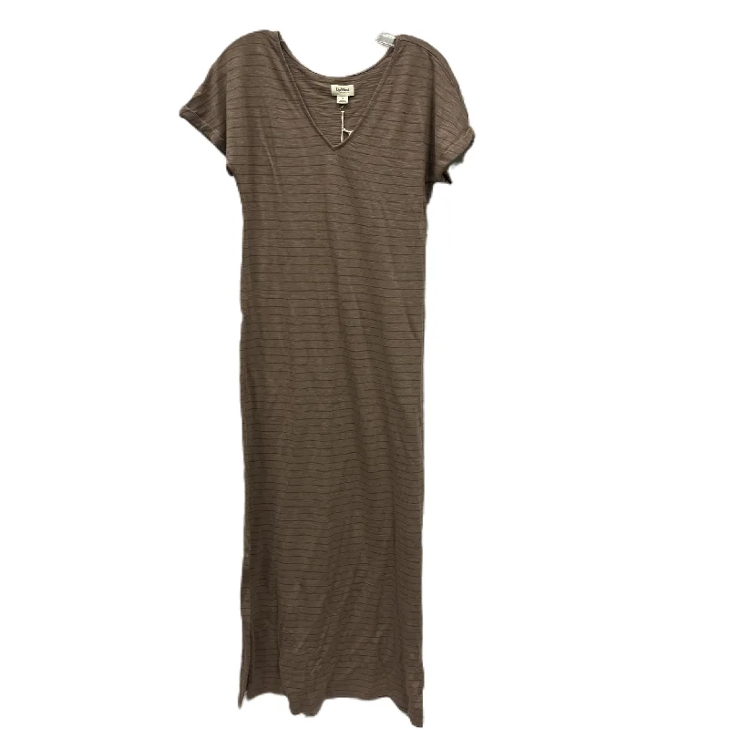 Dress Casual Maxi By UpWest  In Brown, Size: S