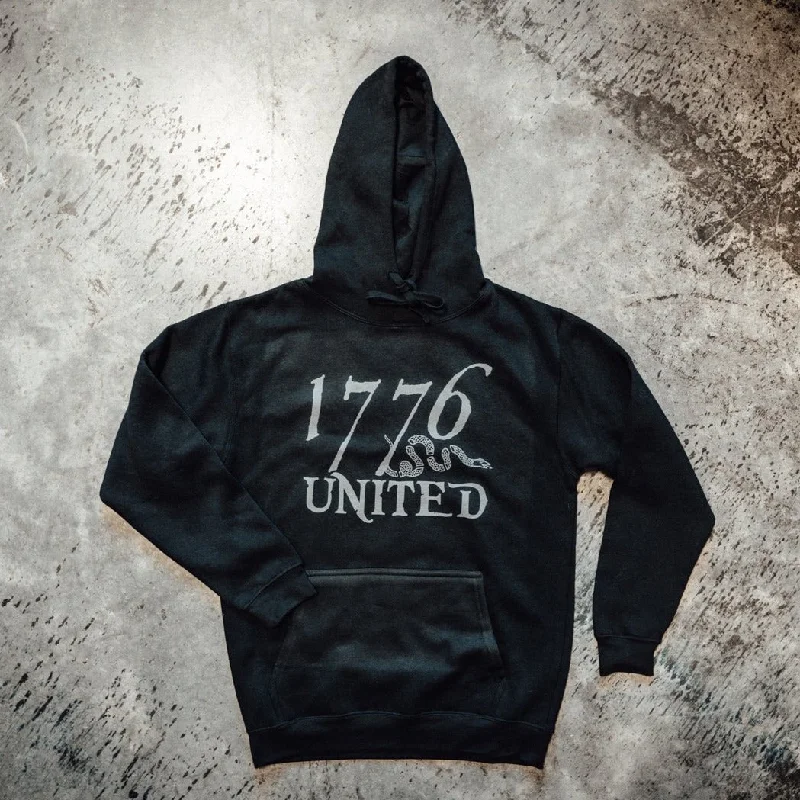 1776 United® Logo Hoodie Blacked Out (LIMITED)