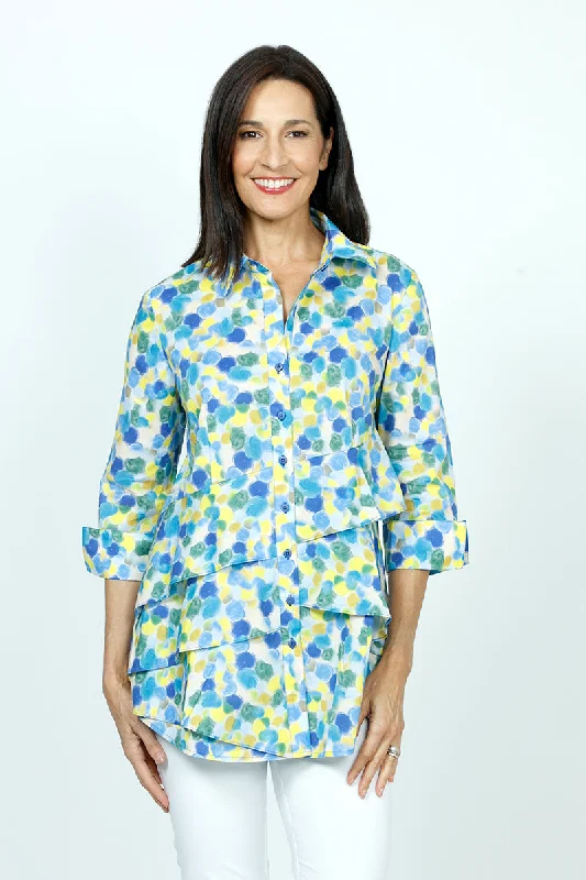 Cali Girls Jenna Abstract Blouse