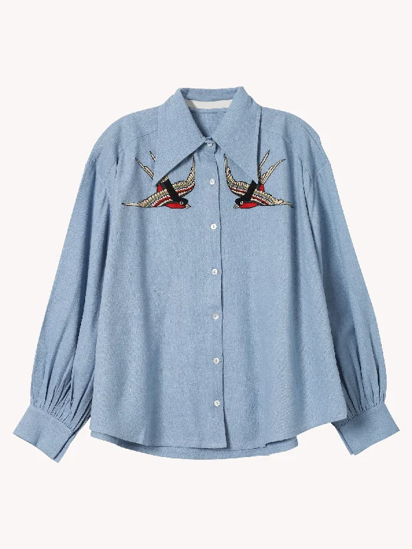 EMERY BLUEJAY SWALLOW SHIRT