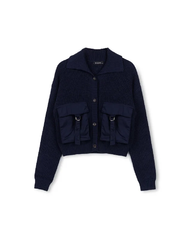 Poplin Pocket Detailed Sweater